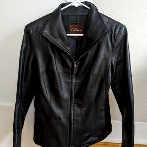 Cole Haan women's leather jacket